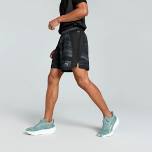 VELOCITY All-Over Print Men's 5" Running Shorts, PUMA Black, extralarge-IND
